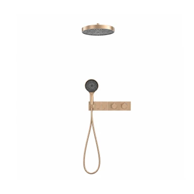 SWITCH SYSTEM COPPER BRUSHED Natryskowy zestaw podtynkowy MOBI