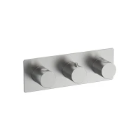 HORIZON NICKEL BRUSHED Czterofunkcyjna termostatyczna bateria podtynkowa MOBI - zdjęcie 1