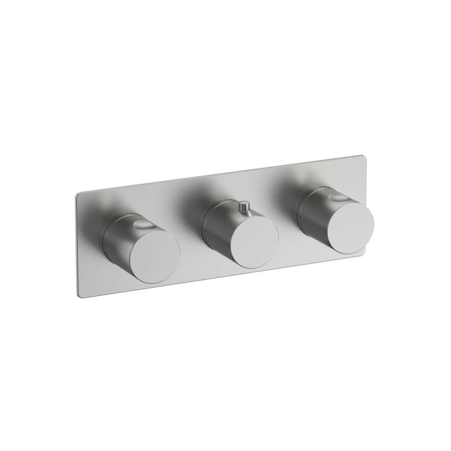 HORIZON NICKEL BRUSHED Czterofunkcyjna termostatyczna bateria podtynkowa MOBI - zdjęcie 1