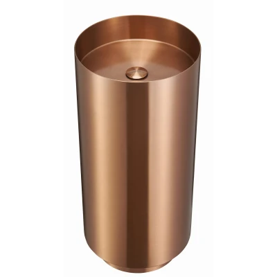 STEEL COPPER BRUSHED Umywalka stalowa wolnostojąca 38x83 MOBI