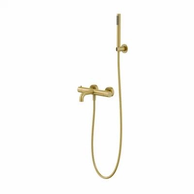 NORTHERN GOLD BRUSHED Zestaw wannowy natynkowy MOBI
