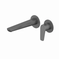 NATURE GUNMETAL BRUSHED Bateria umywalkowa podtynkowa MOBI - zdjęcie 1