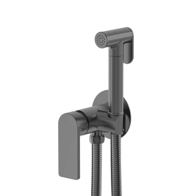 HORIZON GUNMETAL BRUSHED Bateria bidetowa podtynkowa MOBI