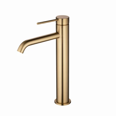 NORTHERN GOLD BRUSHED Bateria umywalkowa wysoka MOBI
