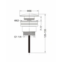 WINNER 2.0 BRONZE BRUSHED odp. klik okrągły uniwersalny WB001BB MOBI - zdjęcie 2