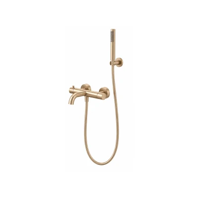 NORTHERN COPPER BRUSHED Zestaw wannowy natynkowy MOBI 