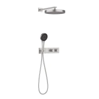 SWITCH SYSTEM NICKEL BRUSHED Natryskowy zestaw podtynkowy  MOBI
