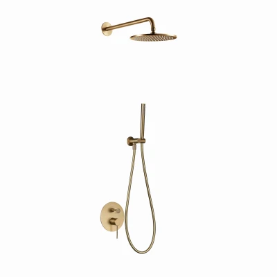 NORTHERN GOLD BRUSHED  Natryskowy zestaw podtynkowy MOBI