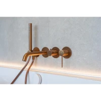 NORTHERN COPPER BRUSHED Wannowy zestaw podtynkowy typ 2 MOBI - zdjęcie 2