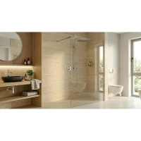 WALK-IN SPACE 10MM CHROME Ścianka 90X200