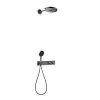 SWITCH SYSTEM PRO GUNMETAL BRUSHED Natryskowy zestaw podtynkowy MOBI