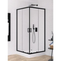 KWADRO 2.0 BLACK Kabina prysznicowa 80X80 MOBI - zdjęcie 4