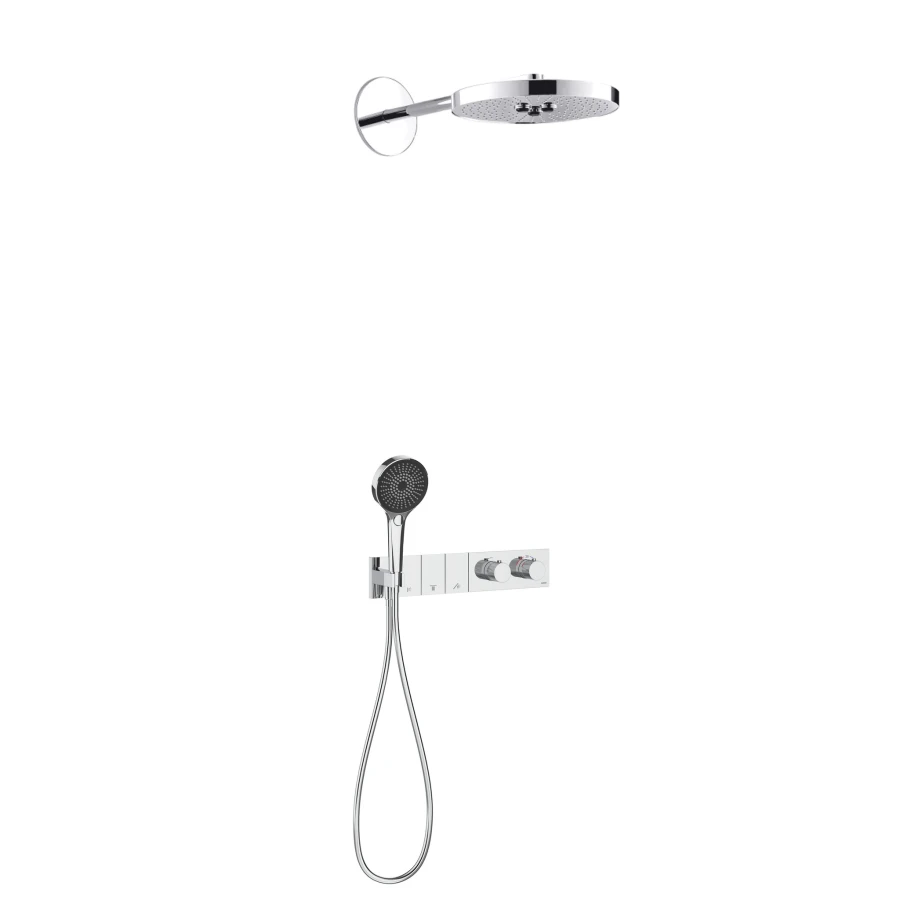 SWITCH SYSTEM PRO CHROME Natryskowy zestaw podtynkowy MOBI - zdjęcie 1