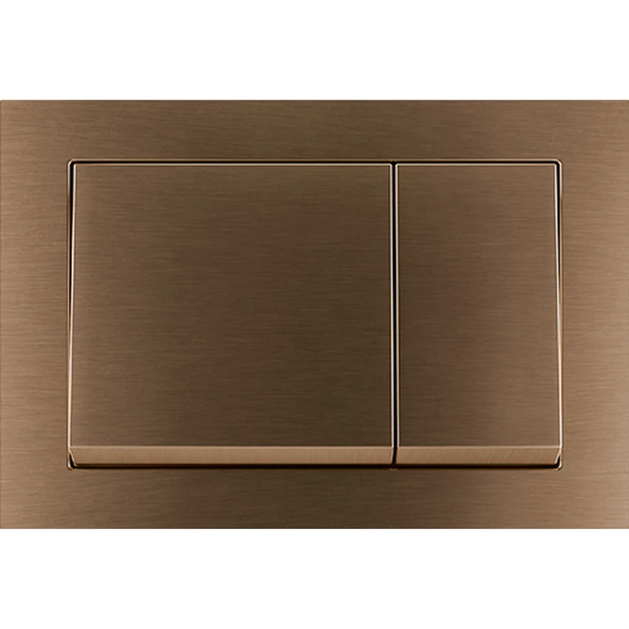 MOBITECH PRZYCISK SQUARE COPPER BRUSHED - zdjęcie 1