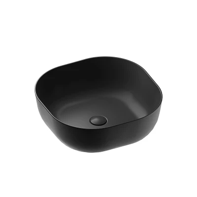 CIRRUS BLACK Umywalka ceramiczna MOBI