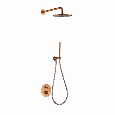 NORTHERN COPPER BRUSHED Natryskowy zestaw podtynkowy MOBI 
